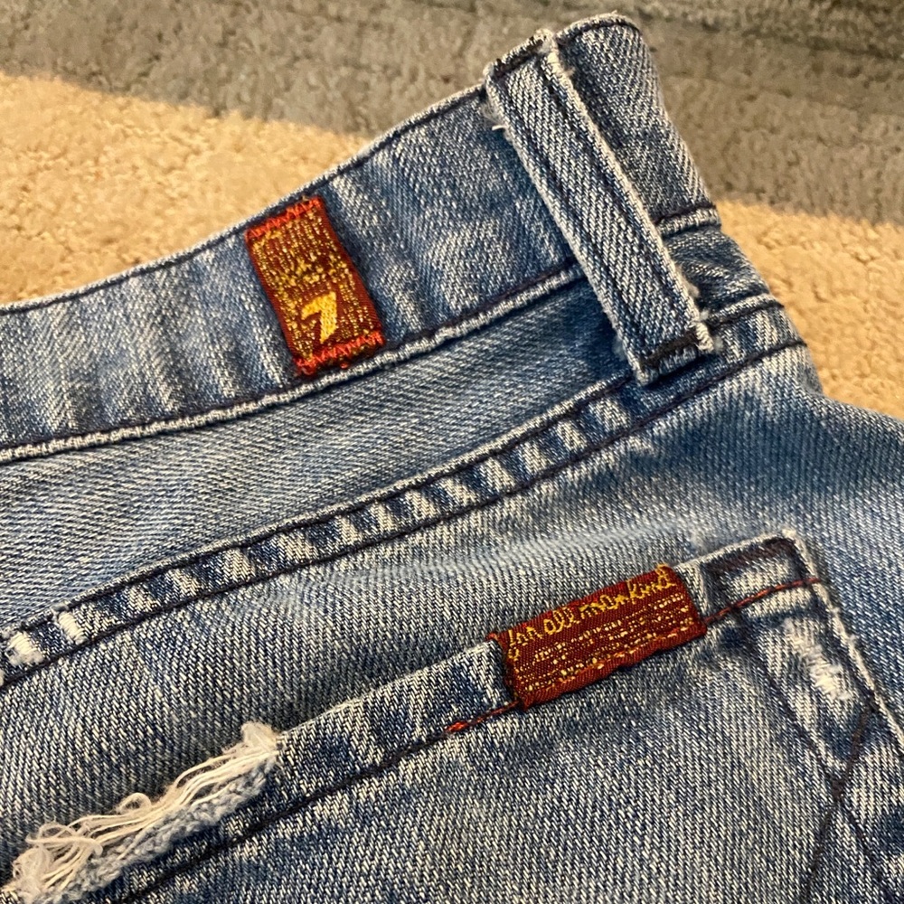 7 for all mankind 100% cotton jeans